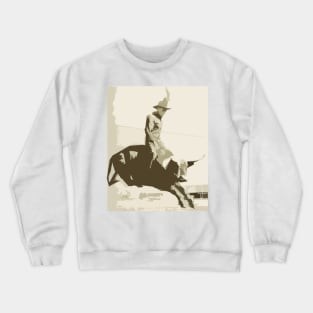 Rodeo Bull riding Crewneck Sweatshirt